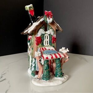 Comet & Vixen's Cozy Hotel Tea Light Holder by Blue Sky Clayworks